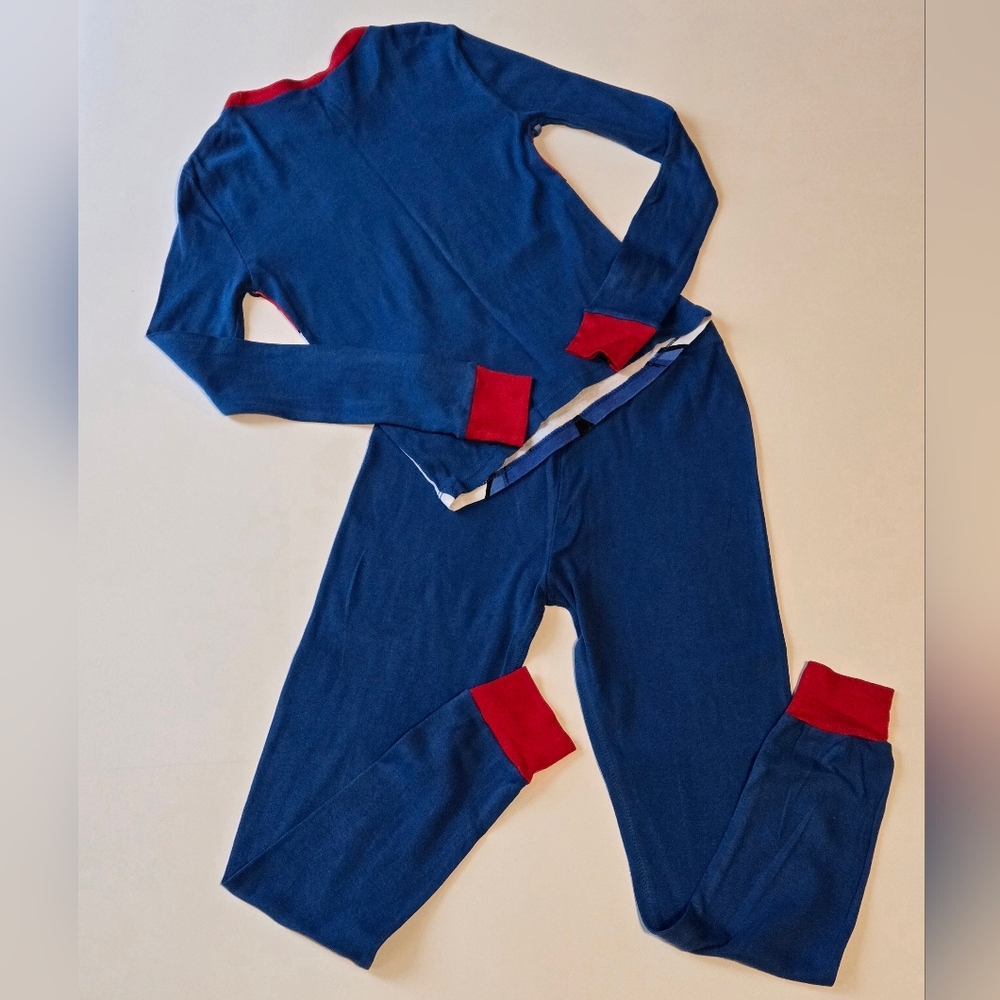 H&M/Superman Kids‎ Pajama Set - Blue and Red/Size 10A - Picture 2 of 2